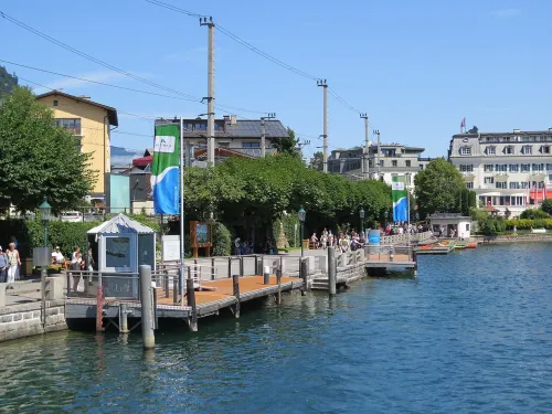 Elisabeth Park in Zell Am See, stop 5 on the self-guided walking tour