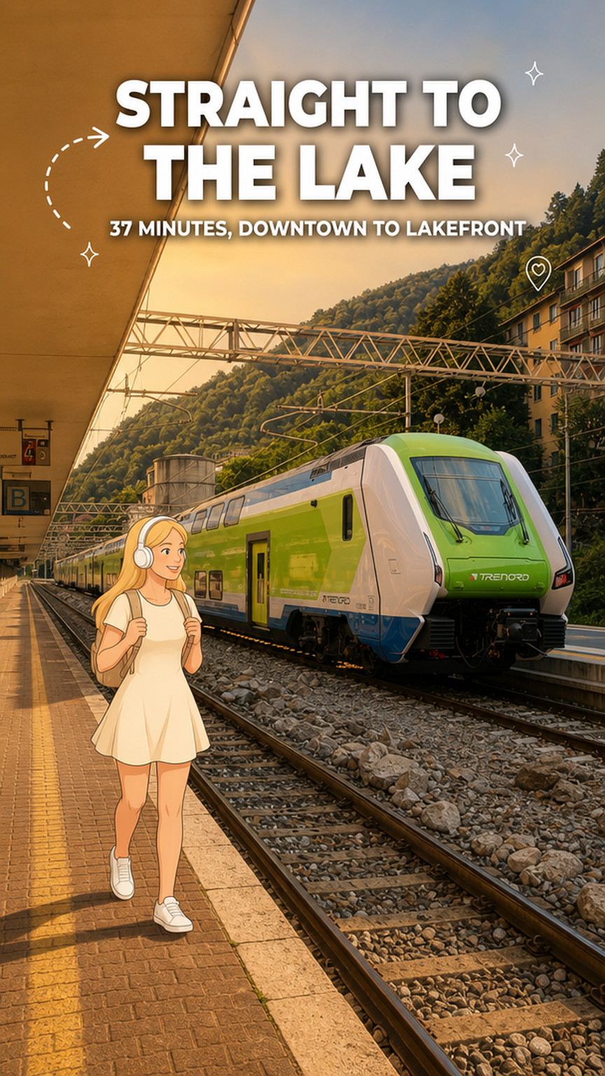 Trenord train at Como San Giovanni