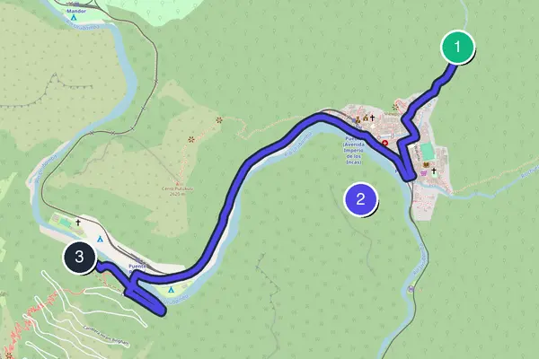 Aguas Calientes Walking Tour Map