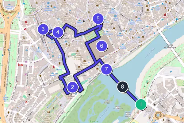 コルドバ Walking Tour Map