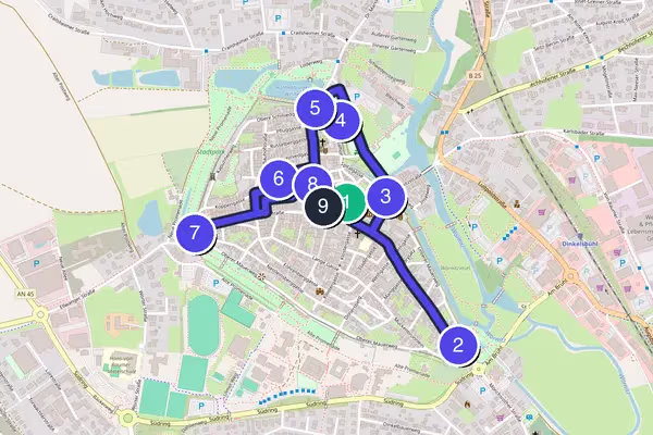Dinkelsbühl Walking Tour Map