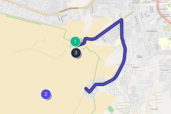Huacachina Walking Tour Map