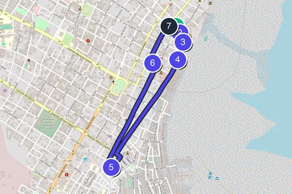 Iquitos Walking Tour Map