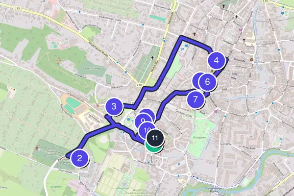 Quedlinburg Walking Tour Map