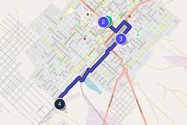 Uyuni Walking Tour Map